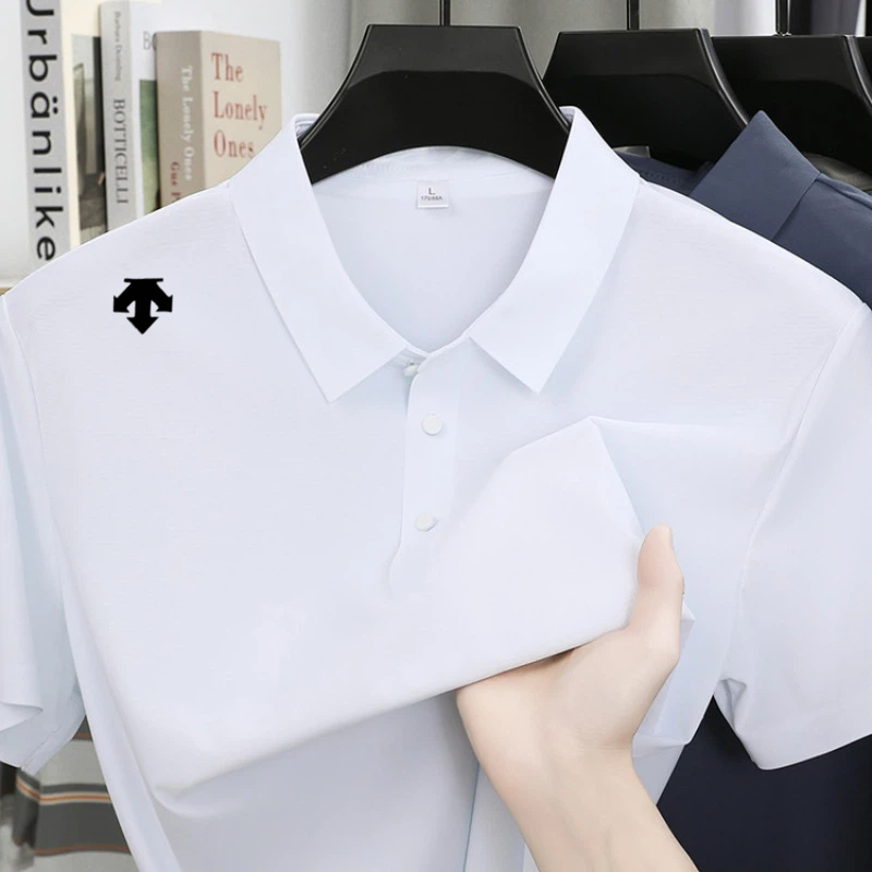 Golf Equipment Wholesale - Kaus Polo Bordir Mewah Pria Atasan