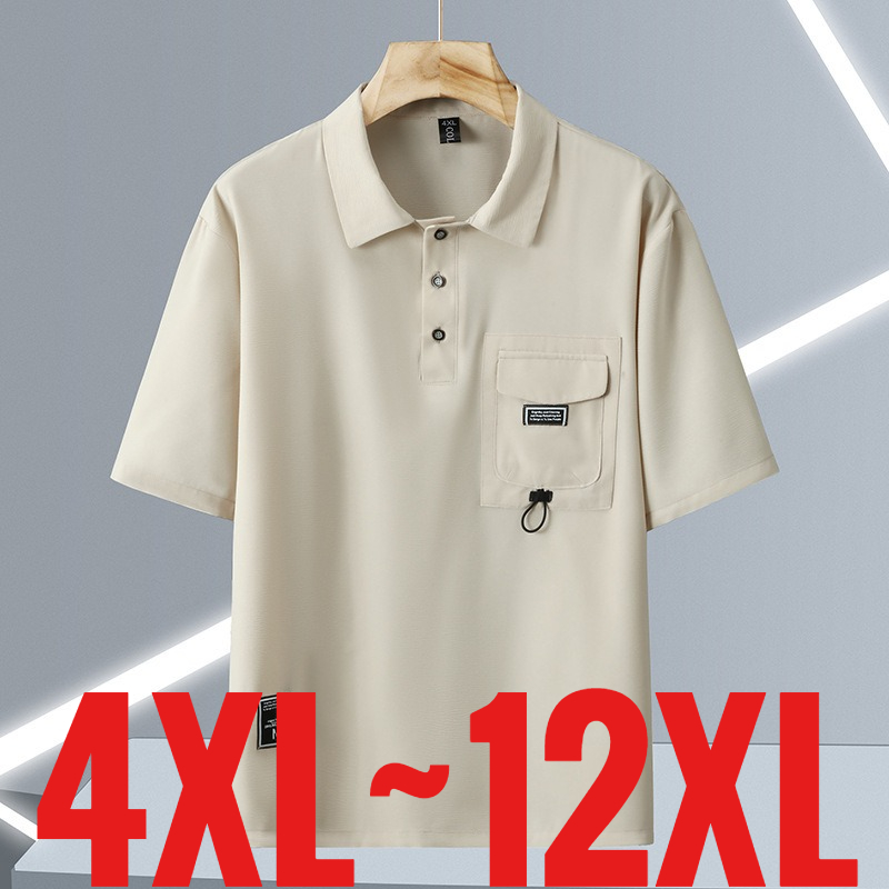 Golf Equipment Wholesale - Kaos Polo Kasual Pria Ukuran Ekstra
